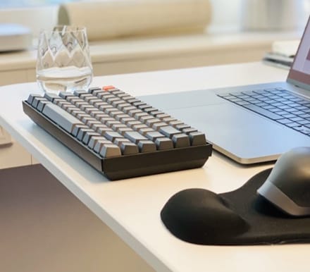 Glass and Keyboard